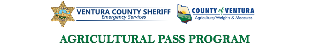 Agricultural Pass Program