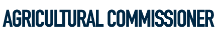 Agricultural Commissioner Header