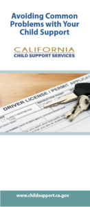 Avoiding Problems With Child Support brochure